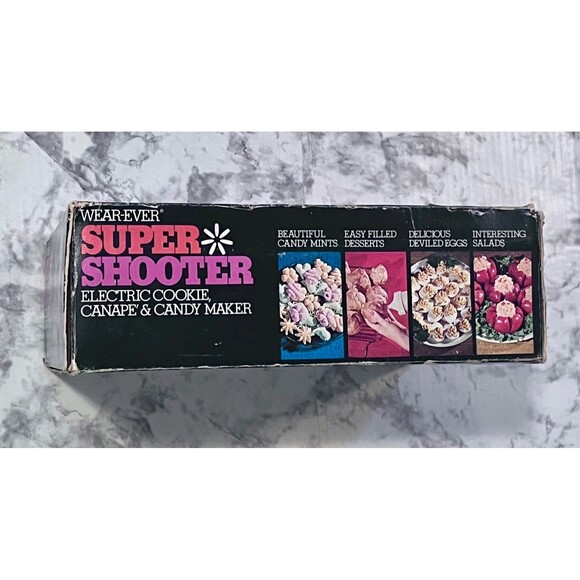VTG Wear Ever Super Shooter 180 Electric Cookie Canape Candy Maker PS7204 TESTED - Picture 4 of 13